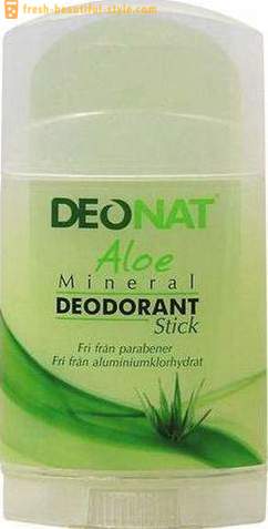 Mineral deodorants: pangkalahatang-ideya at mga review