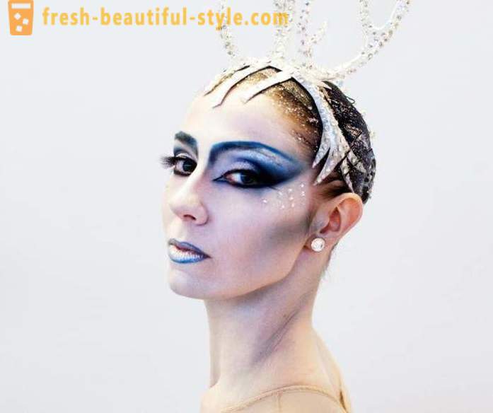Makeup Snow Queen: Mga pagpipilian sa makeup at larawan