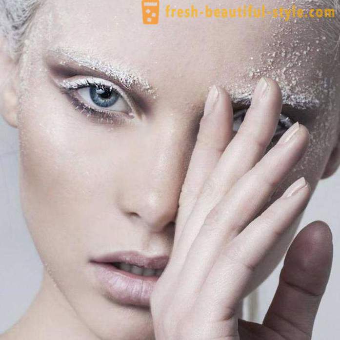 Makeup Snow Queen: Mga pagpipilian sa makeup at larawan