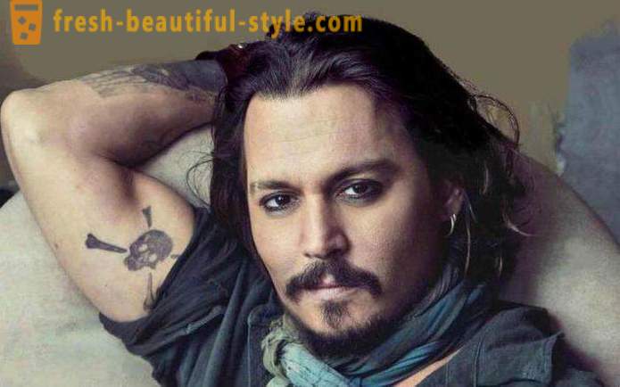 Ang evolution ng mga hairstyles: Johnny Depp