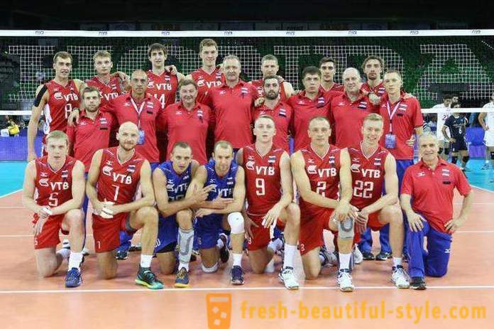 Russian volleyball team: komposisyon, mga tala at mga nakamit