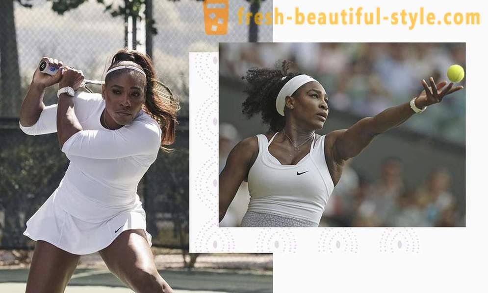 Star mode: nakatira sa isang araw tulad Serena Williams