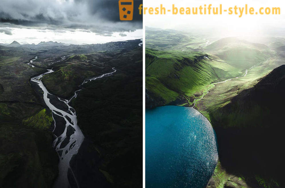 Iceland Aerial view