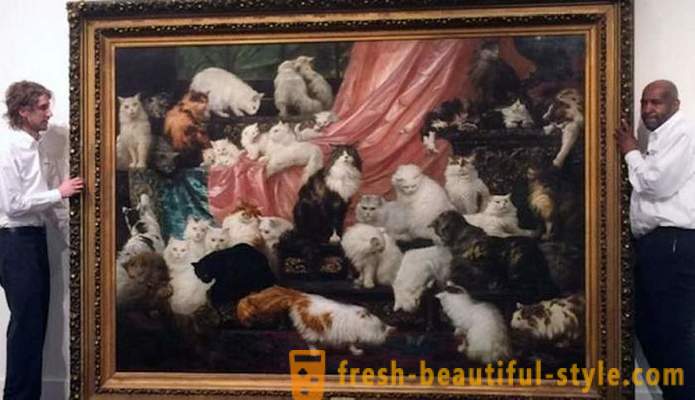 Top 6 pinakamahal na painting na may cats