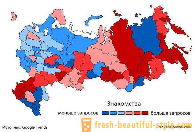 Geographical kahihiyan, at kakutyaan: kung saan sa Russia ang karamihang Google 