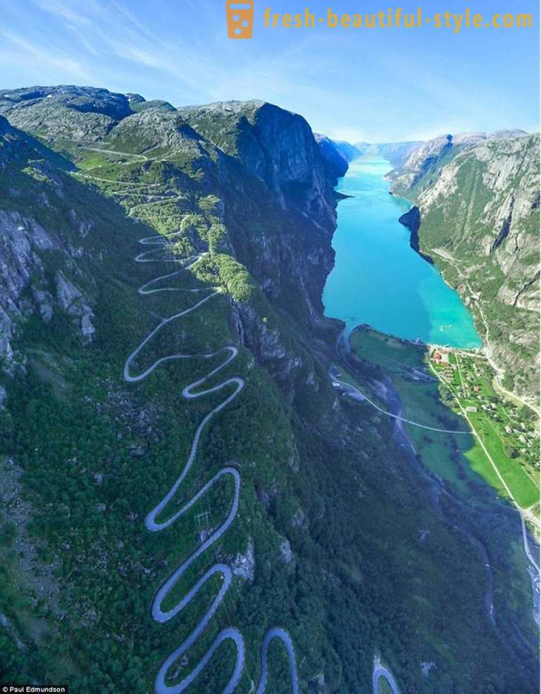 Ang kagandahan ng Norwegian fjords sa trabaho ng British photographer