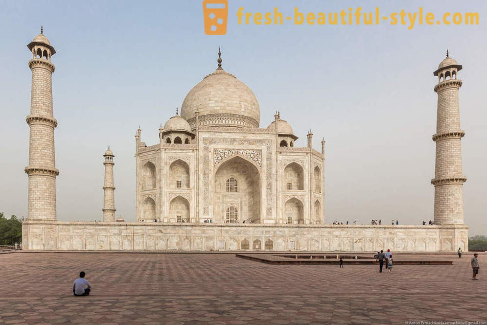 Ang isang maikling stop sa Indya. Incredible Taj Mahal