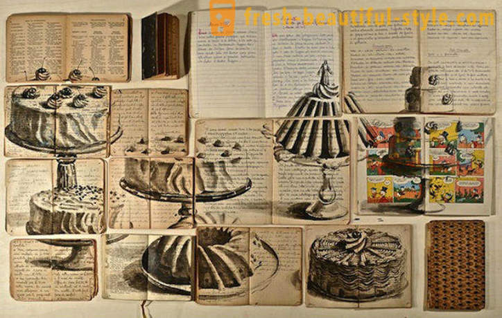 Pagpipinta sa mga libro sa pamamagitan ng St Petersburg artist