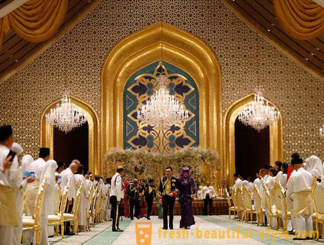 Luxury kasal ng hinaharap Sultan ng Brunei