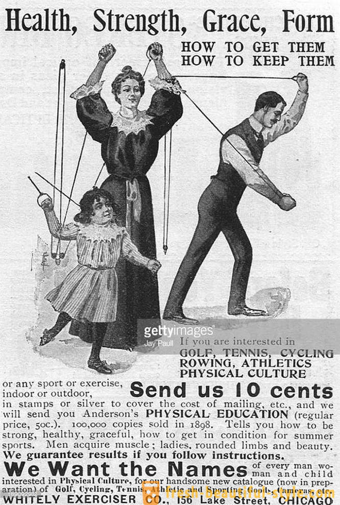 Babae sa American advertising XIX-XX siglo