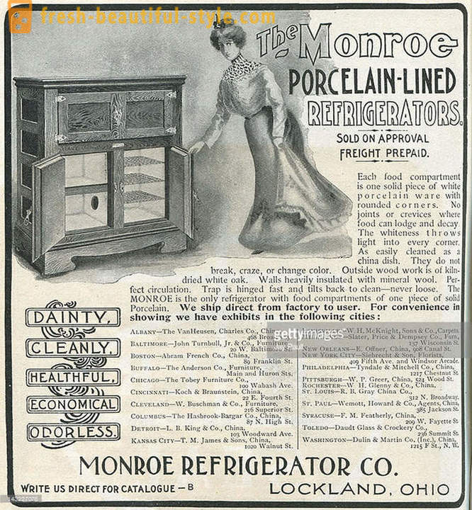 Babae sa American advertising XIX-XX siglo