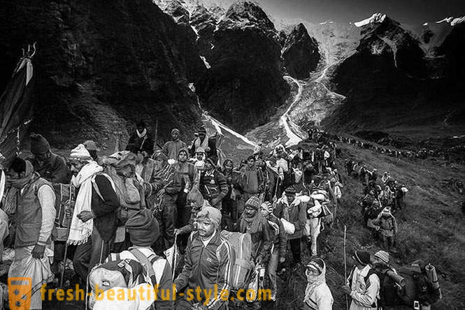 Mahirap pilgrimage sa Himalayas