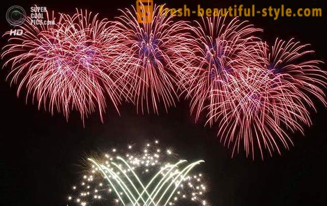 Anim na linggo ng engrande fireworks