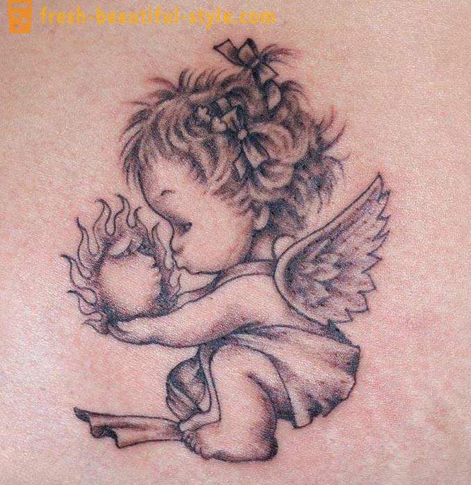 Tattoo Guardian Angels: mga larawan, ang halaga