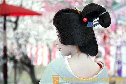 Hapon hairstyles para sa mga batang babae. Traditional Japanese hairstyle