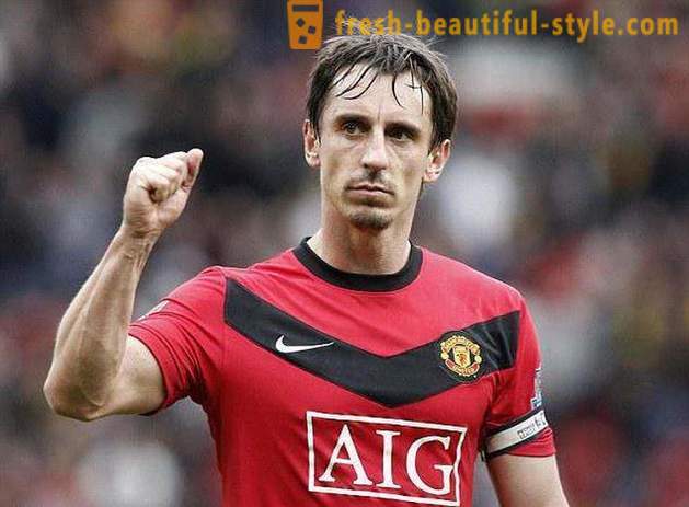 Ingles football player at coach Gary Neville
