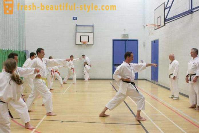 Karate: pamamaraan at ang kanilang mga pangalan
