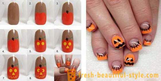 Magandang manicure sa Halloween sa bahay: kagiliw-giliw na mga ideya at mga rekomendasyon