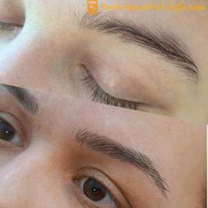 Buhok paraan ng Tato eyebrows: review at mga larawan