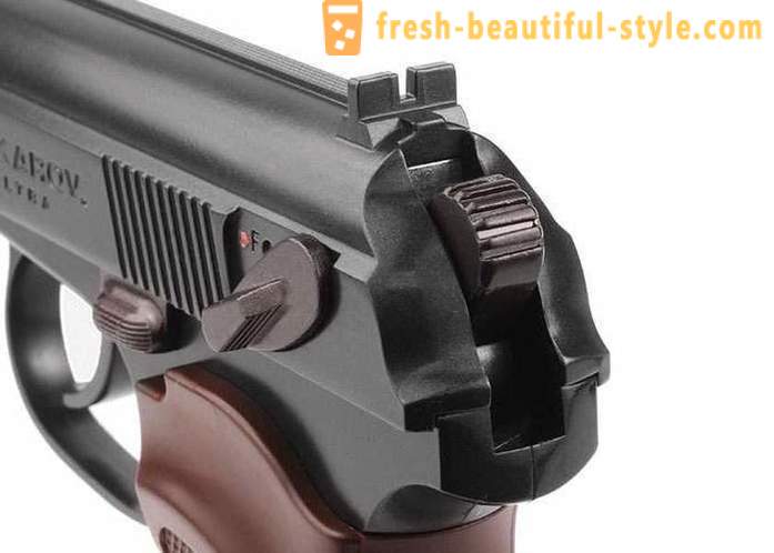 Makarov pistol pneumatic: Pagtutukoy