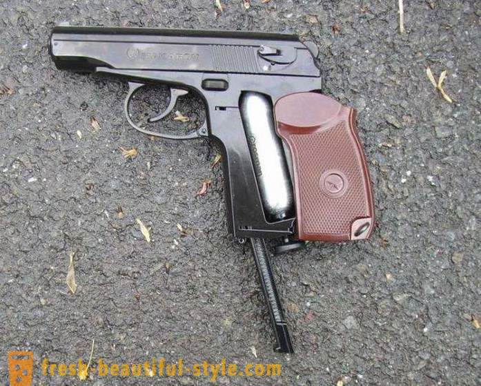 Makarov pistol pneumatic: Pagtutukoy