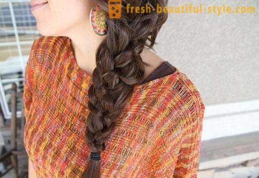 Spit 5 strands - isang kamangha-manghang hairstyle